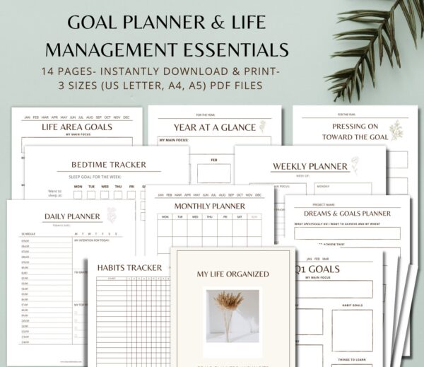 Life Management & Goal Planning Essentials Bundle