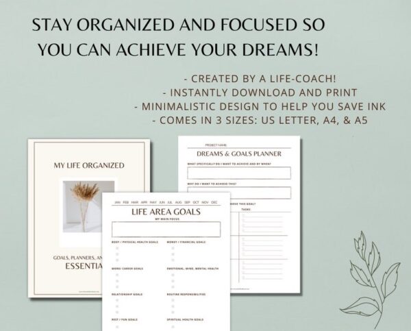 Life Management & Goal Planning Essentials Bundle - Image 2